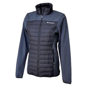 Columbia Women's Track Lines Hybrid Light Insulated Full Zip Jacket Size Small